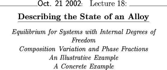 \begin{center}\vbox{\input{lectures/L18_outline}
}\end{center}