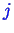 \bgroup\color{blue}$ j$\egroup