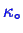 \bgroup\color{blue}$ \ensuremath{{\kappa}_\circ}$\egroup