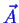 \bgroup\color{blue}$ \vec{A}$\egroup