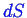 \bgroup\color{blue}$ dS$\egroup