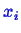 \bgroup\color{blue}$ x_i$\egroup