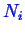 \bgroup\color{blue}$ N_i$\egroup