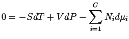 $\displaystyle \input{equations/gibbs-duhem}$