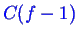 \bgroup\color{blue}$ C(f-1)$\egroup