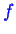 \bgroup\color{blue}$ f$\egroup