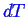 \bgroup\color{blue}$ dT$\egroup