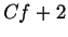 $ Cf + 2$
