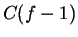 $ C(f-1)$
