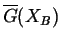 $ \ensuremath{\overline{G}}(X_B)$
