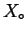 $ \ensuremath{{X}_\circ}$