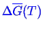 \bgroup\color{blue}$ \Delta \ensuremath{\overline{G}} (T)$\egroup