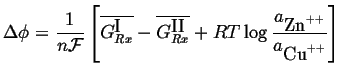 $\displaystyle \input{equations/nernst}$