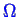 \bgroup\color{blue}$ \Omega$\egroup