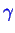 \bgroup\color{blue}$ \gamma$\egroup