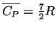 $ \ensuremath{\overline{C_P}} = \frac{7}{2} R$