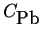 $ C_{\mbox{Pb}}$