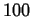 $100$
