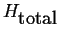 $\ensuremath{{H}_{\mbox{total}}}$