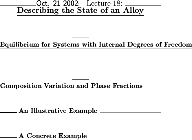 \begin{center}\vbox{\input{lectures/L18_outline}
}\end{center}