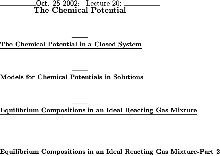 \begin{center}\vbox{\input{lectures/L20_outline}
}\end{center}