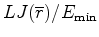 $ LJ(\overline{r})/E_{\text{min}}$