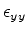 $ \epsilon_{yy}$