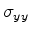 $ \sigma_{yy}$