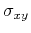 $ \sigma_{xy}$