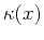 $ \kappa(x)$