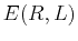 $ E(R,L)$