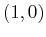 $ (1,0)$