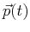 $ \vec{p}(t)$