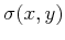 $ \sigma(x,y)$
