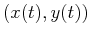 $ (x(t), y(t))$