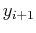 $ y_{i+1}$