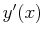 $ y'(x)$