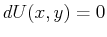 $ dU(x,y)=0$