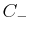 $ C_-$