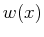$ w(x)$