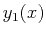 $ y_1(x)$