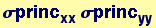 &sigma;princ_xx &sigma;princ_yy