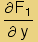 &part;F_1/&part; y