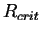 $ R_{crit}$